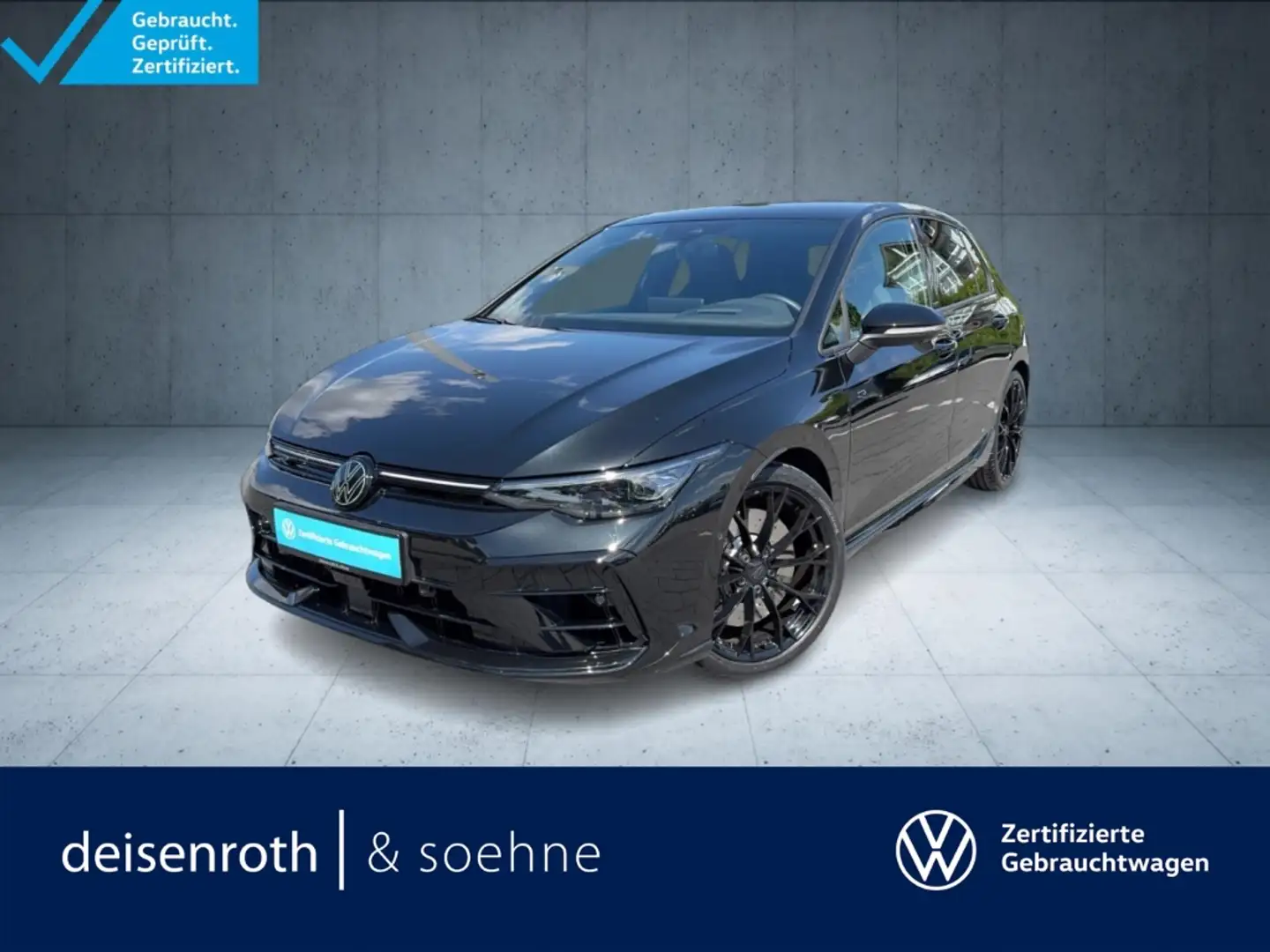 Volkswagen Golf R Black Edition Akrapovic/360/DCC/Leder/H&K/Nav/Assi Negro - 1