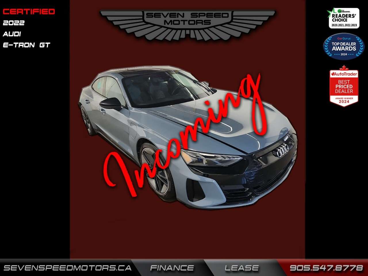 2022 Audi e-tron GT PremiumPlus/Finance/Certified
