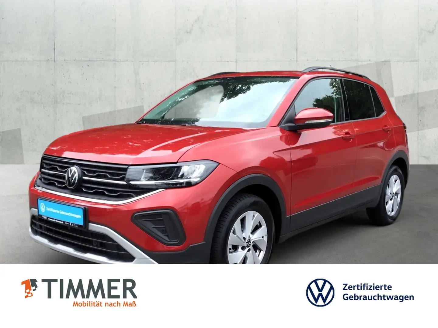 Volkswagen T-Cross 1.0 TSI LIFE *AHK *LED *ACC *VIRTUAL *APP *SHZ *A Rouge - 1