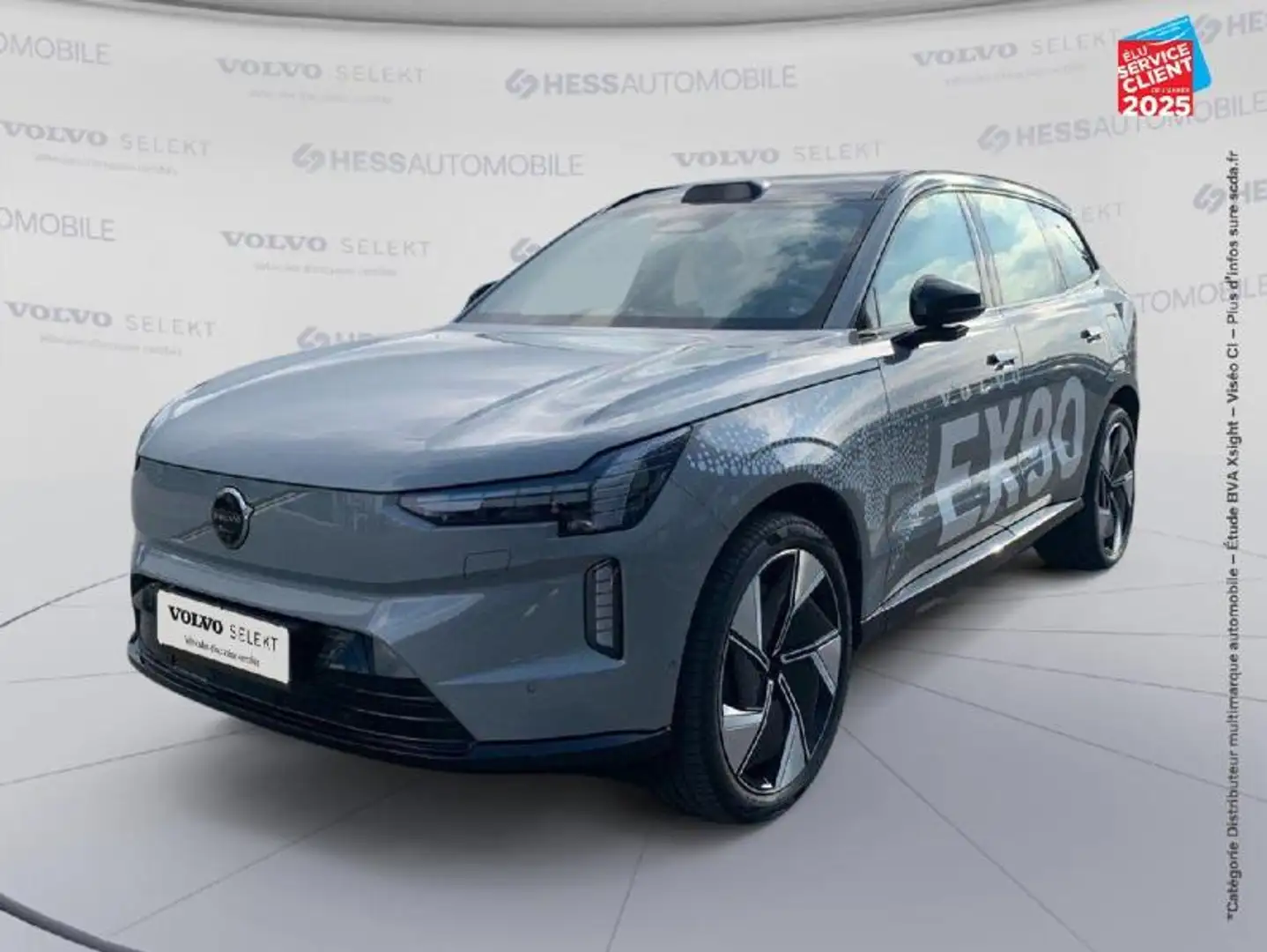 Volvo EX90 Twin Performance 517ch Ultra 7 places Grijs - 1