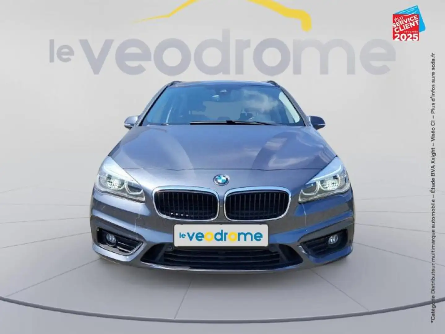 BMW 218 218dA 150ch Lounge Gris - 2