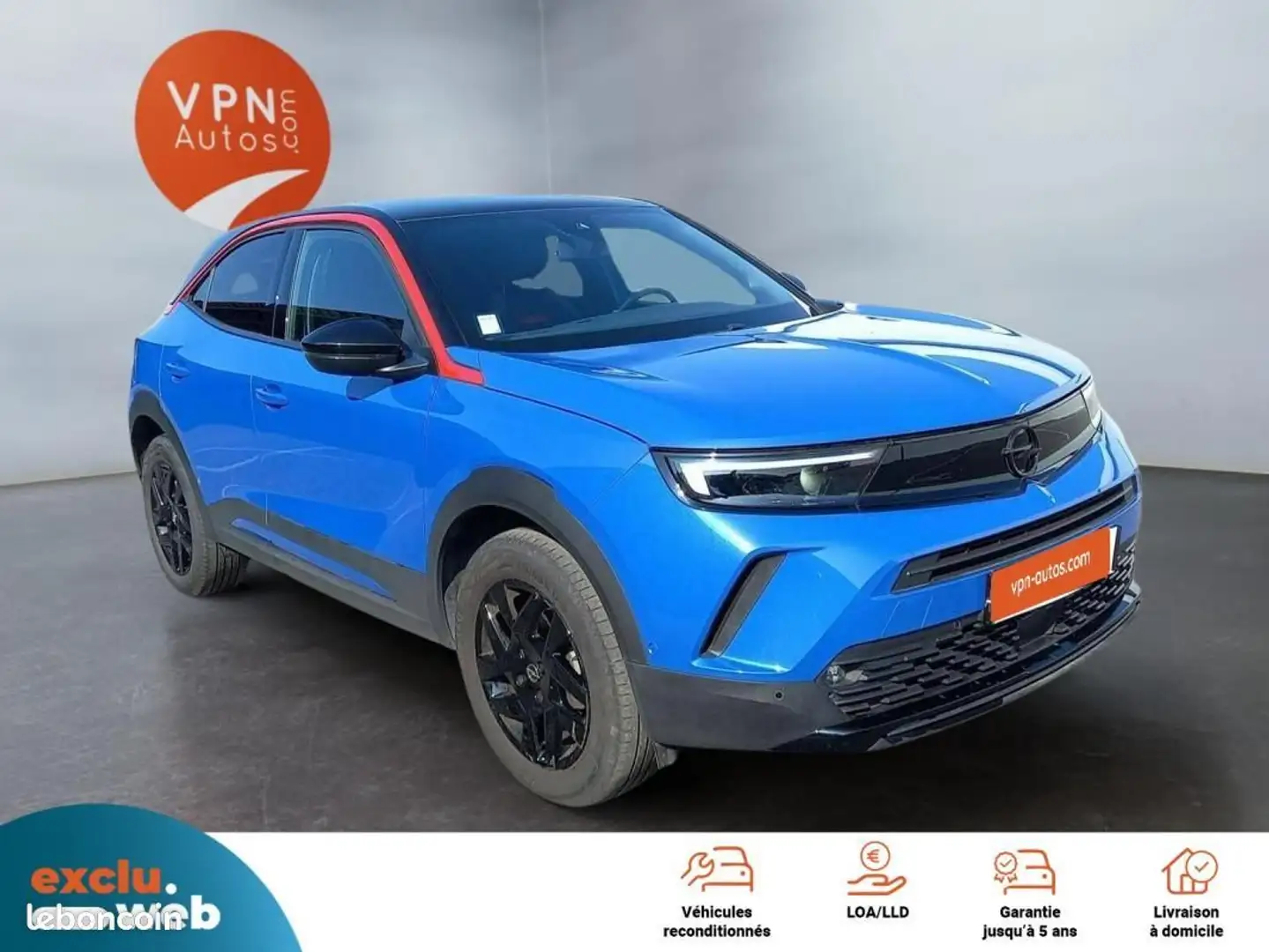 Opel Mokka 1.2 Turbo 136 ch BVM6 GS Bleu - 2