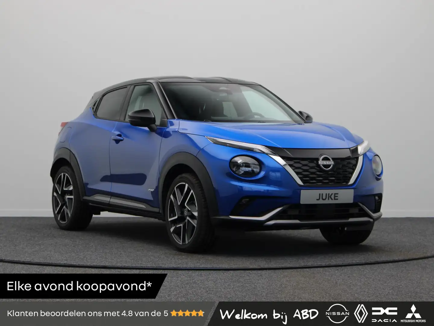 Nissan Juke 1.6 Hybrid N-Design | Rijklaarprijs!! | Stoel, Stu Bleu - 1
