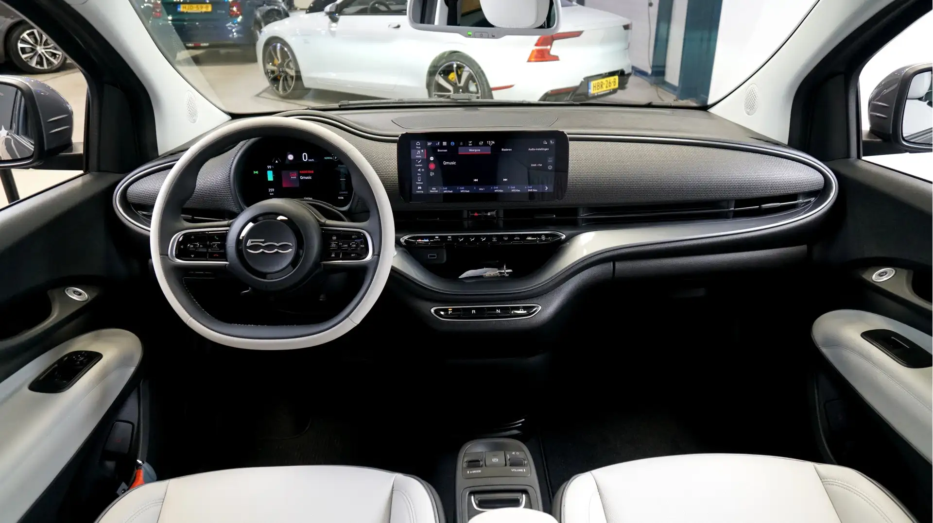 Fiat 500C La Prima 42 kWh NAVI KLEUR + CABRIODAK ELEKTRISCH Szürke - 2