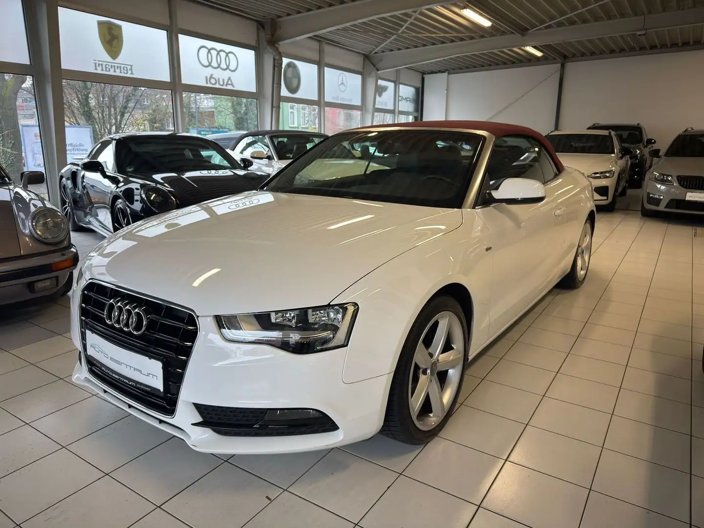 Audi A5 1.8 TFSI/Cabrio/S-Line Blanc - 1