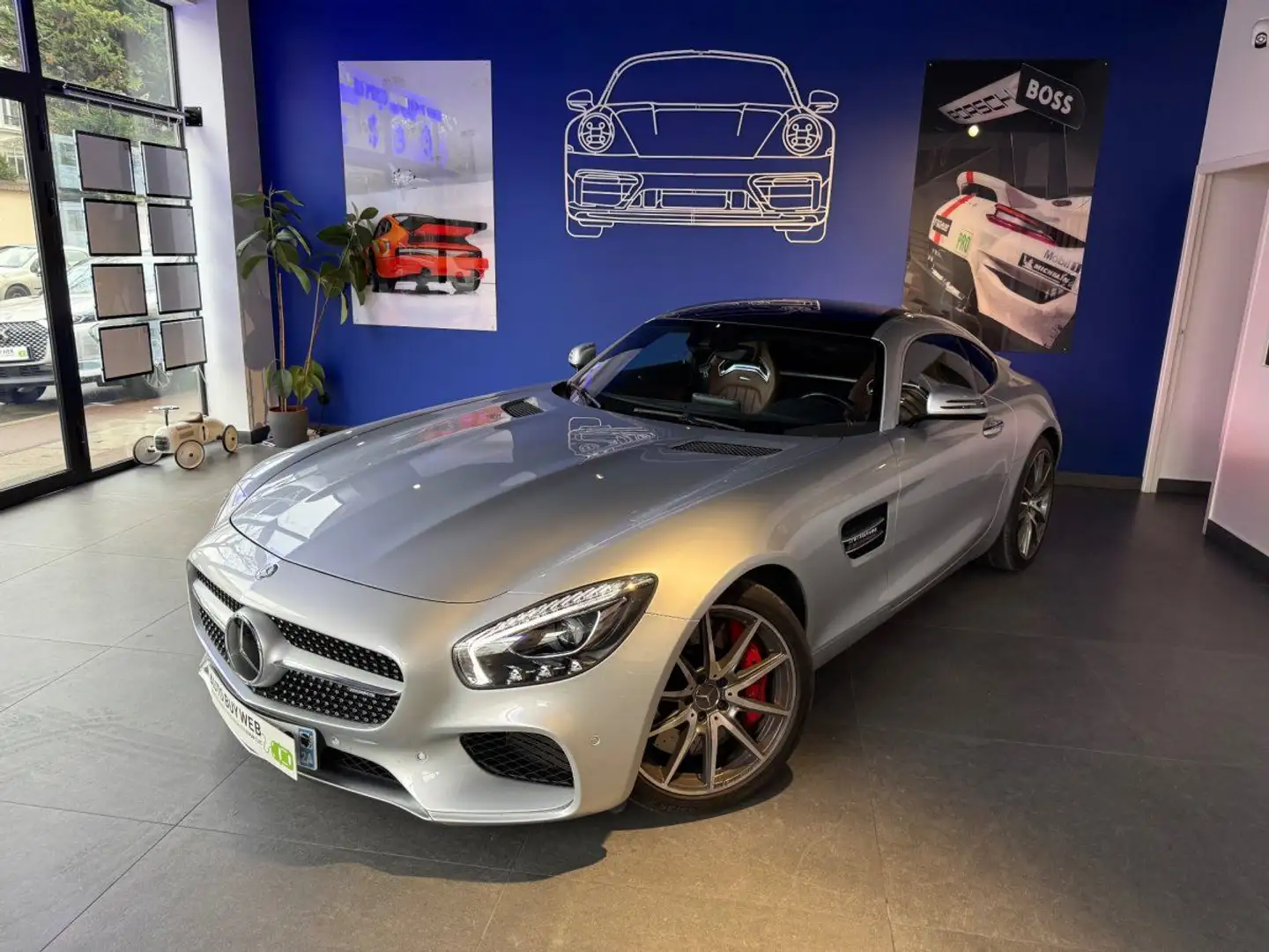 Mercedes-Benz AMG GT Coupe 522 ch BA7 S Grau - 1