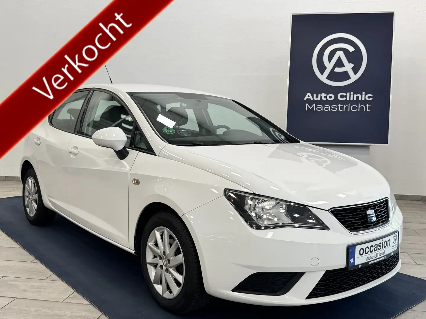 SEAT Ibiza 1.2 Style 5-drs | NAVI | AIRCO |  FROZEN WHITE | Wit - 1