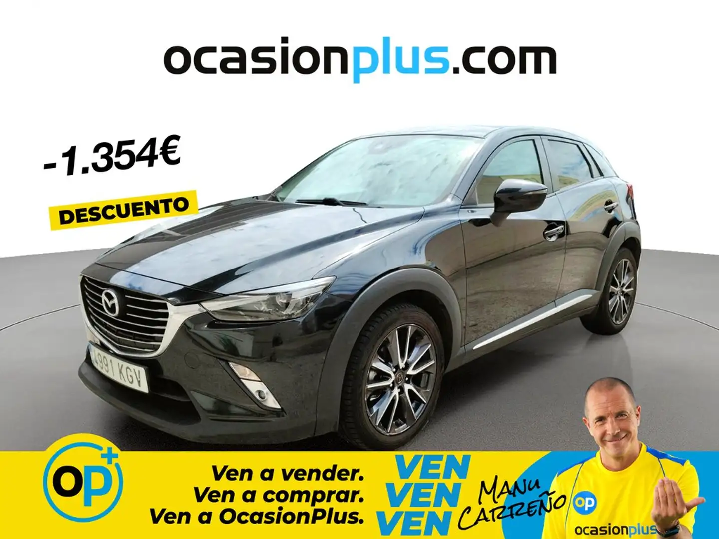 Mazda CX-3 2.0 Luxury 2WD 120 Negro - 1