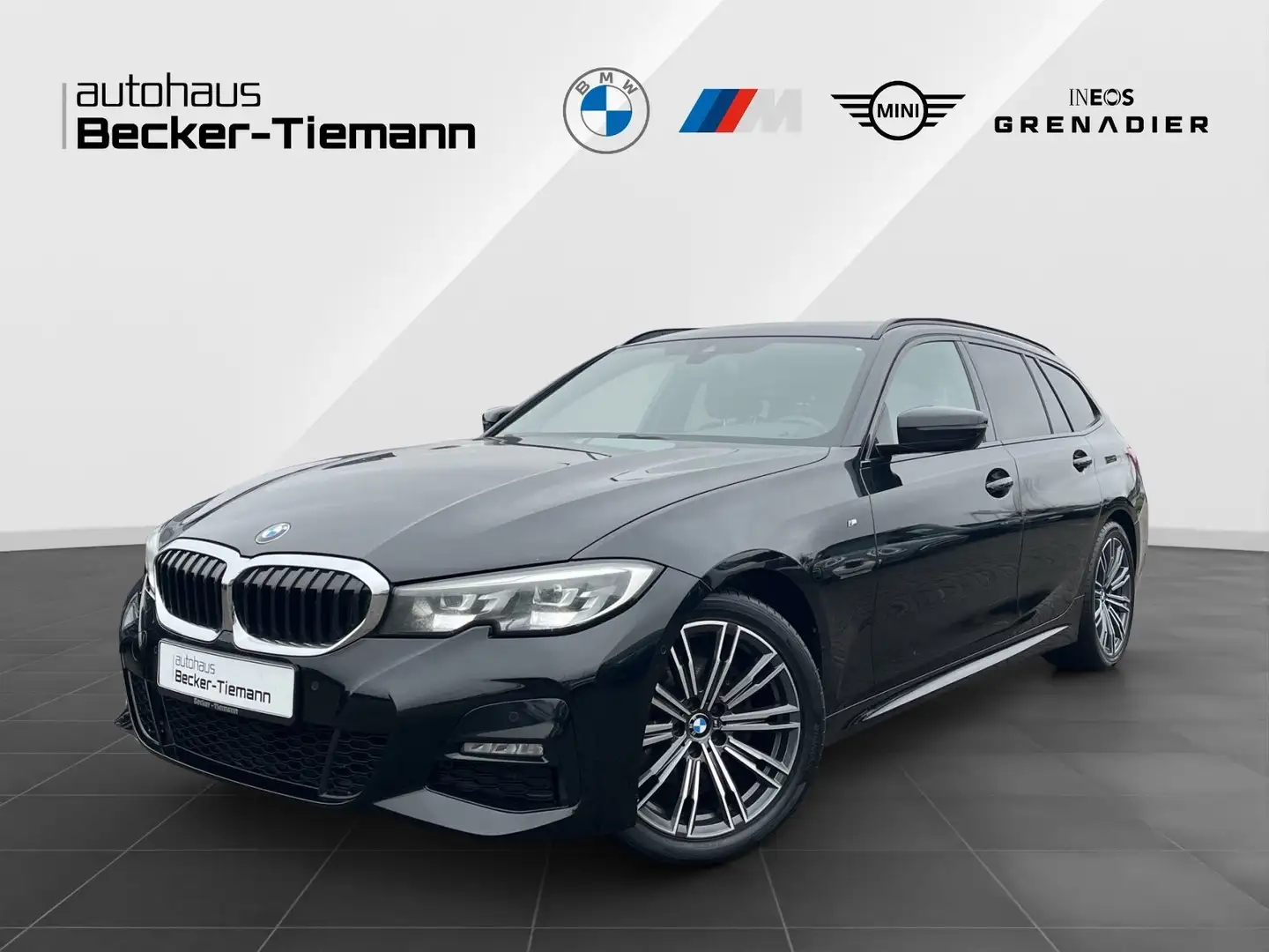 BMW 320 d Touring SAG M Sport/LivePro/CarPlay/Tempomat/PDC Noir - 1