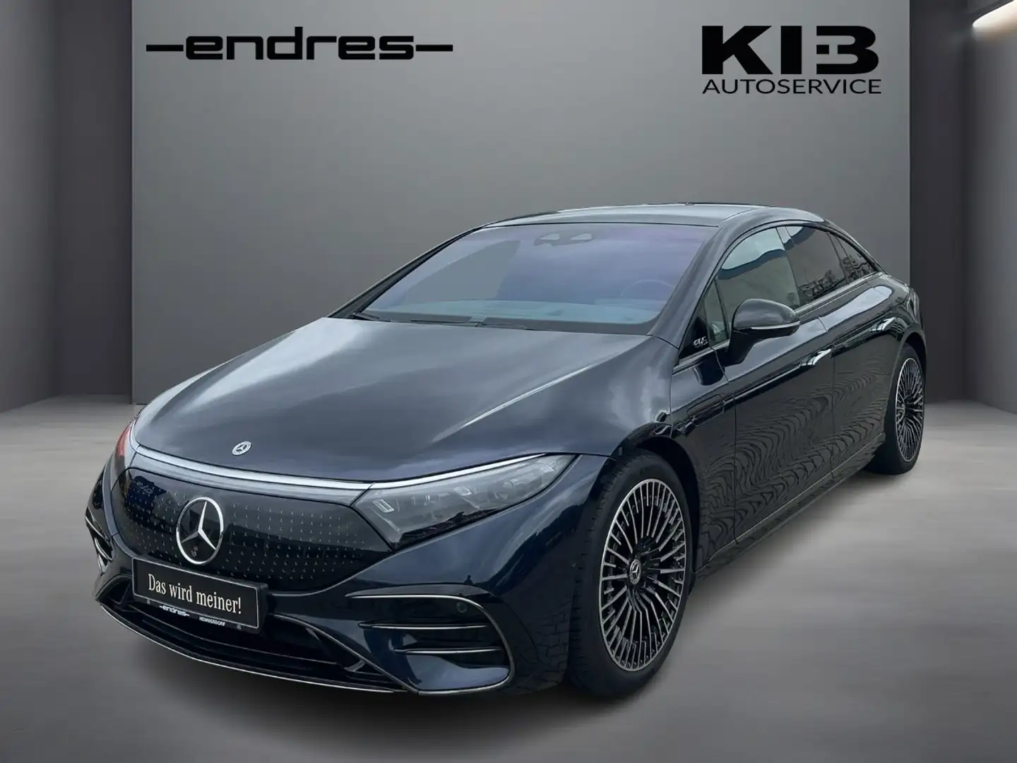 Mercedes-Benz EQS 450+ AMG Line +LED+MBUX+Wide+Pano+Sitzklima Blau - 1