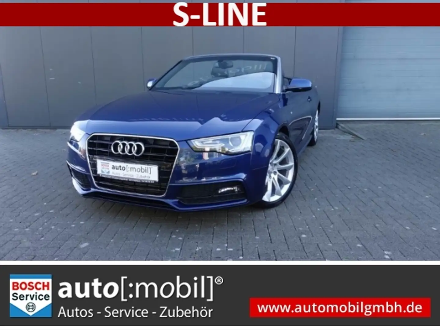 Audi A5 1.8 TFSI+CABRIO+S-LINE SPORT / PLUS+NAVI+BI-XENON Blu/Azzurro - 1