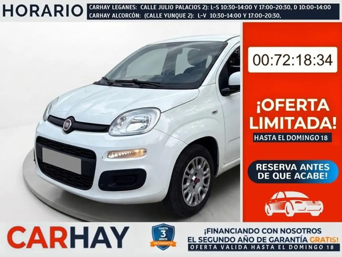 Fiat Panda POP Blanco - 1