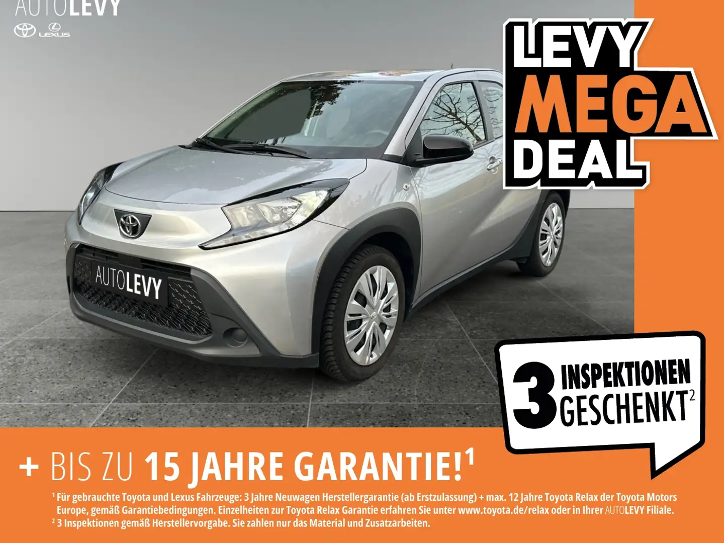 Toyota Aygo X 1.0 *CARPLAY*AA*KAMERA* Silber - 1