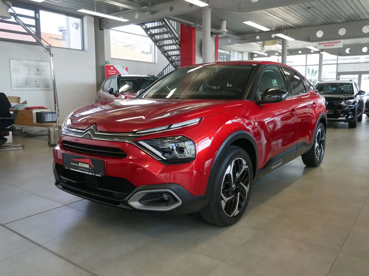 Citroen C4 PureTech 130 Shine SHZ KAMERA NAVI HUD LED Rot - 1