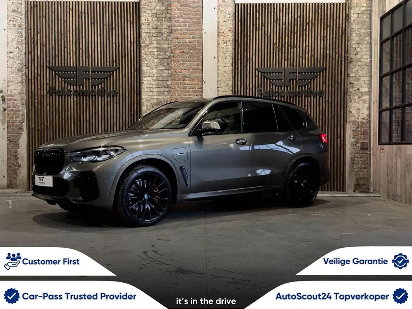 BMW X5 xDrive45e*PHEV*M-SPORT*LUCHTVER.*PANODAK*SHADOW* Verde - 1