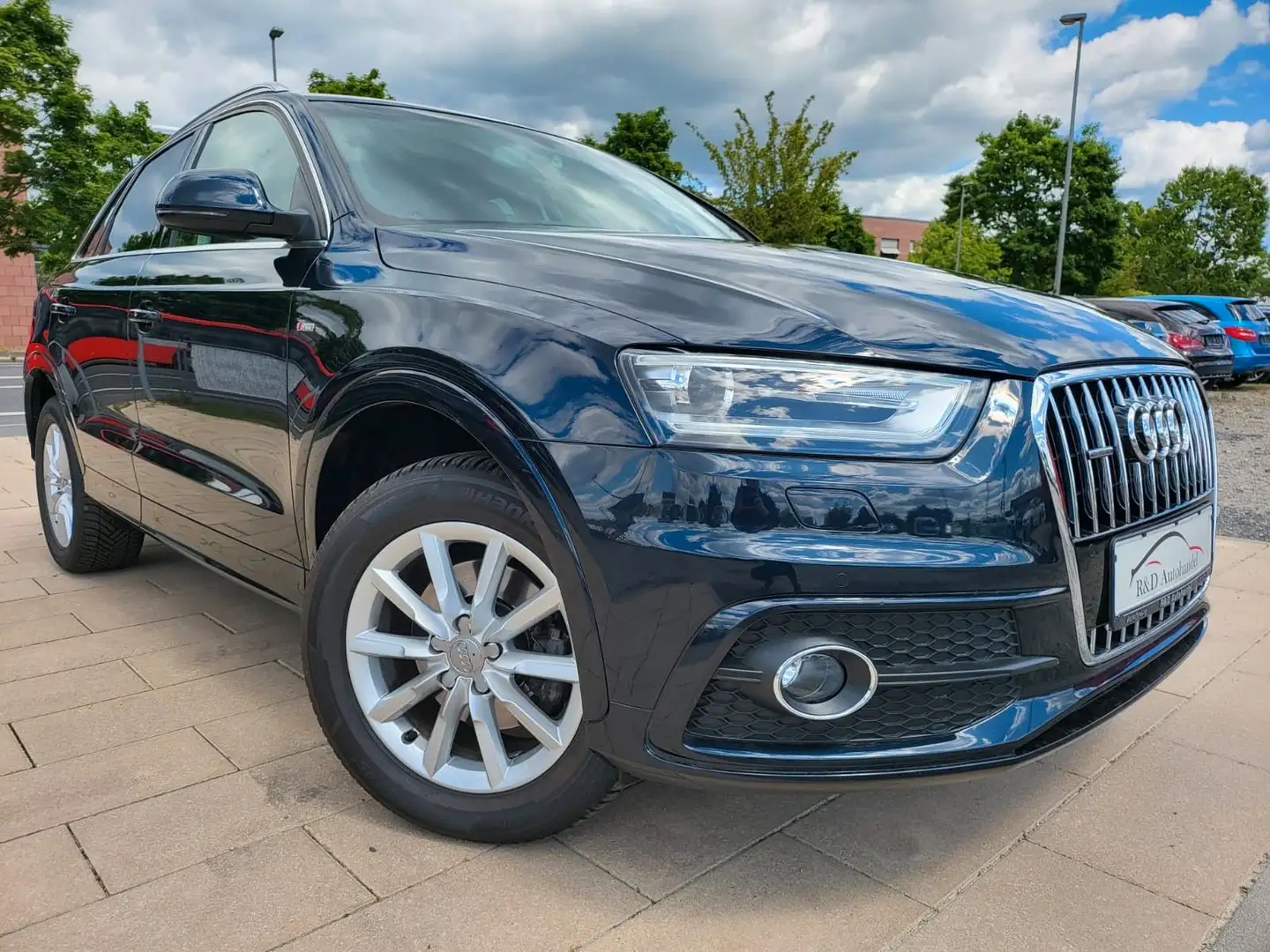Audi Q3 2.0 TDI quattro S-Tronic Leder S-Line Panno Blau - 2