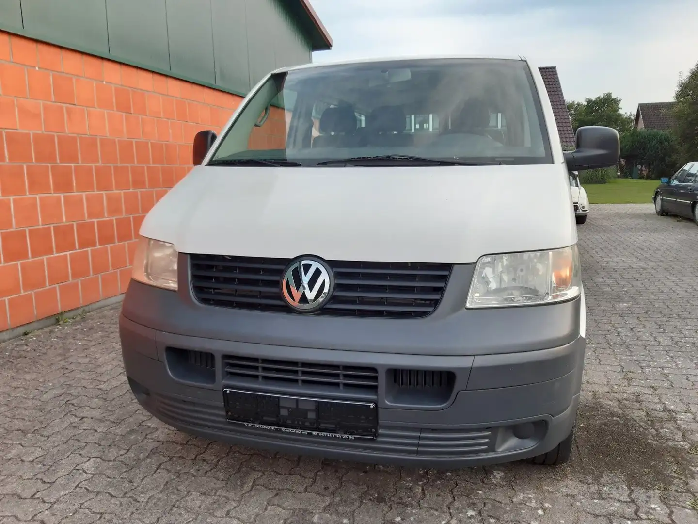 Volkswagen T5 1,9 TDI - Fenster rundum scheckheftgepflegt Blanc - 2