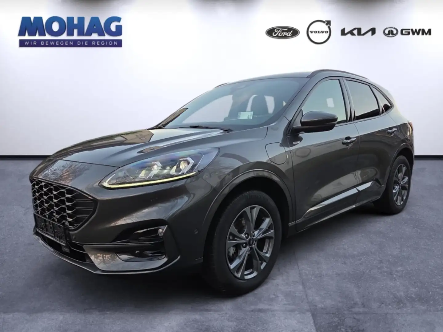 Ford Kuga Plug-In Hybrid ST-Line X HuD LED AHK ACC TWA Gris - 1
