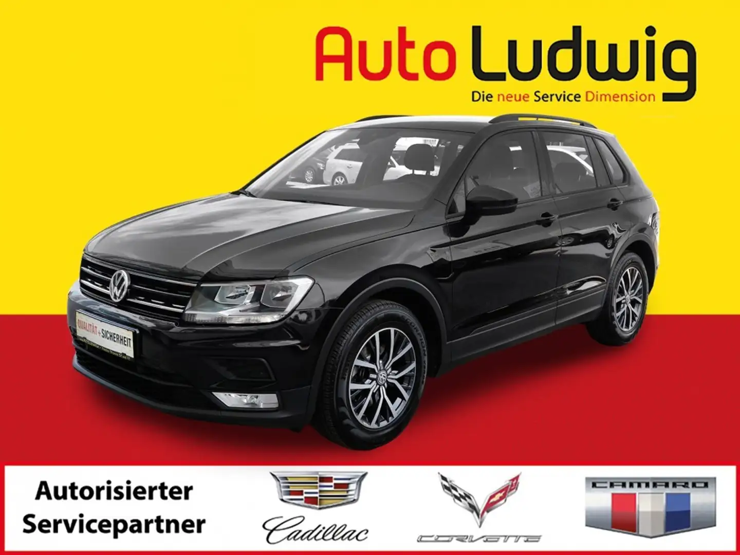 Volkswagen Tiguan 2.0 TDI SCR *PARK PILOT* FRONT ASSIST*LANE ASSIST* Zwart - 1