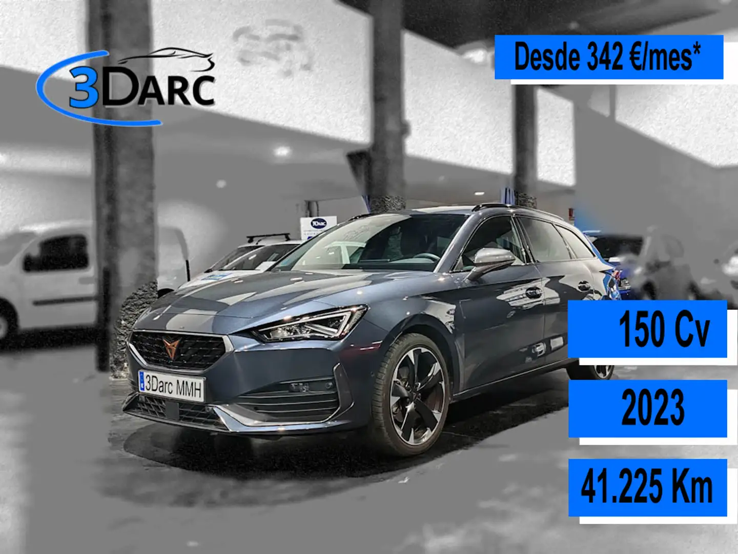 CUPRA Leon Sportstourer 1.5 ETSI DSG 110KW Gris - 1