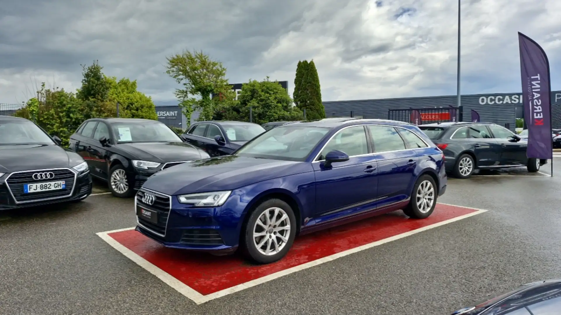 Audi A4 BUSINESS 35 tfsi 150 S tronic 7line Bleu - 1