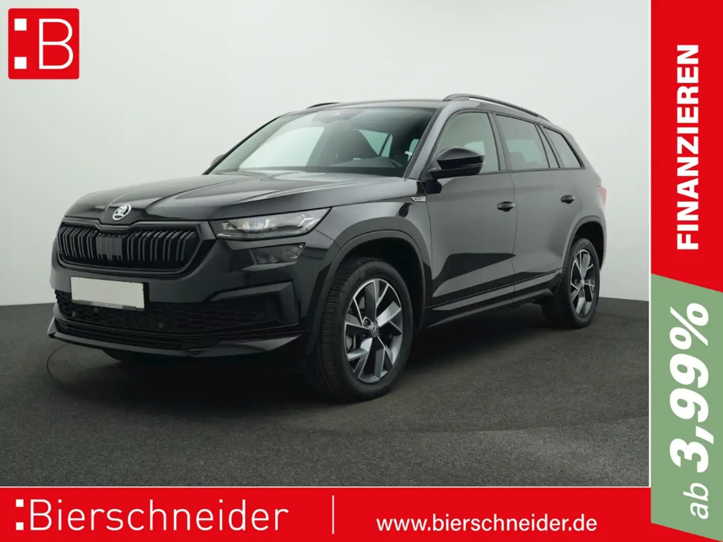 Skoda Kodiaq 2.0 TDI DSG 4x4 Sportline AHK MATRIX NAVI ALU 19 Negro - 1