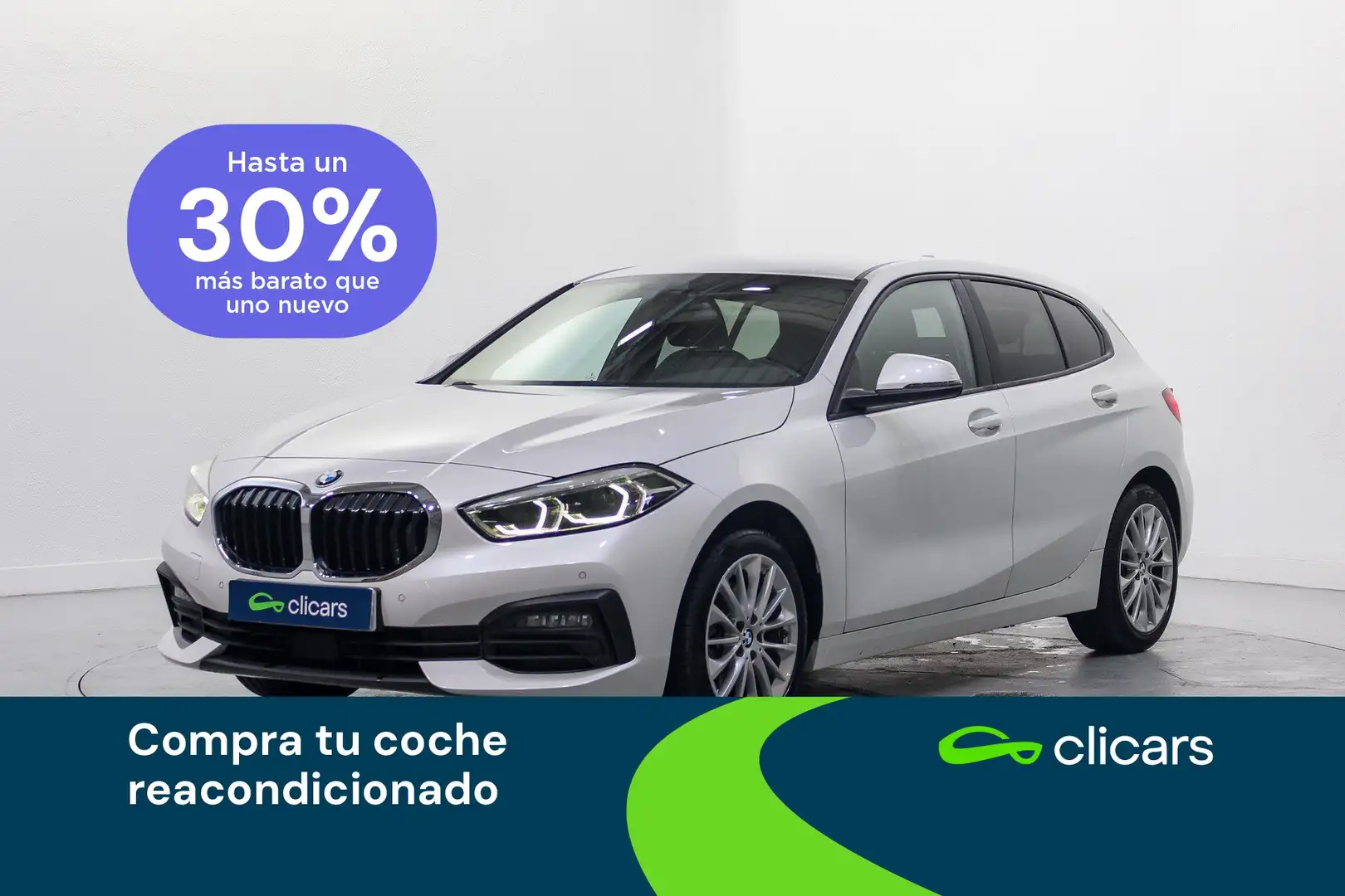 BMW 118 118i Blanc - 1