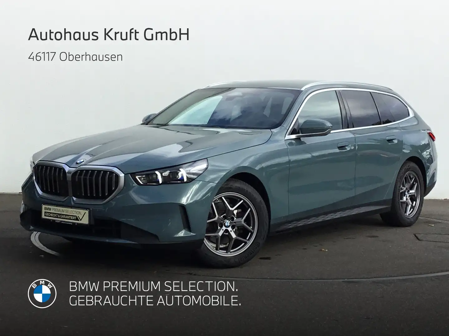 BMW 520 d Touring AHK+KAMERA+ESITZE+LED+LM18 Grün - 2