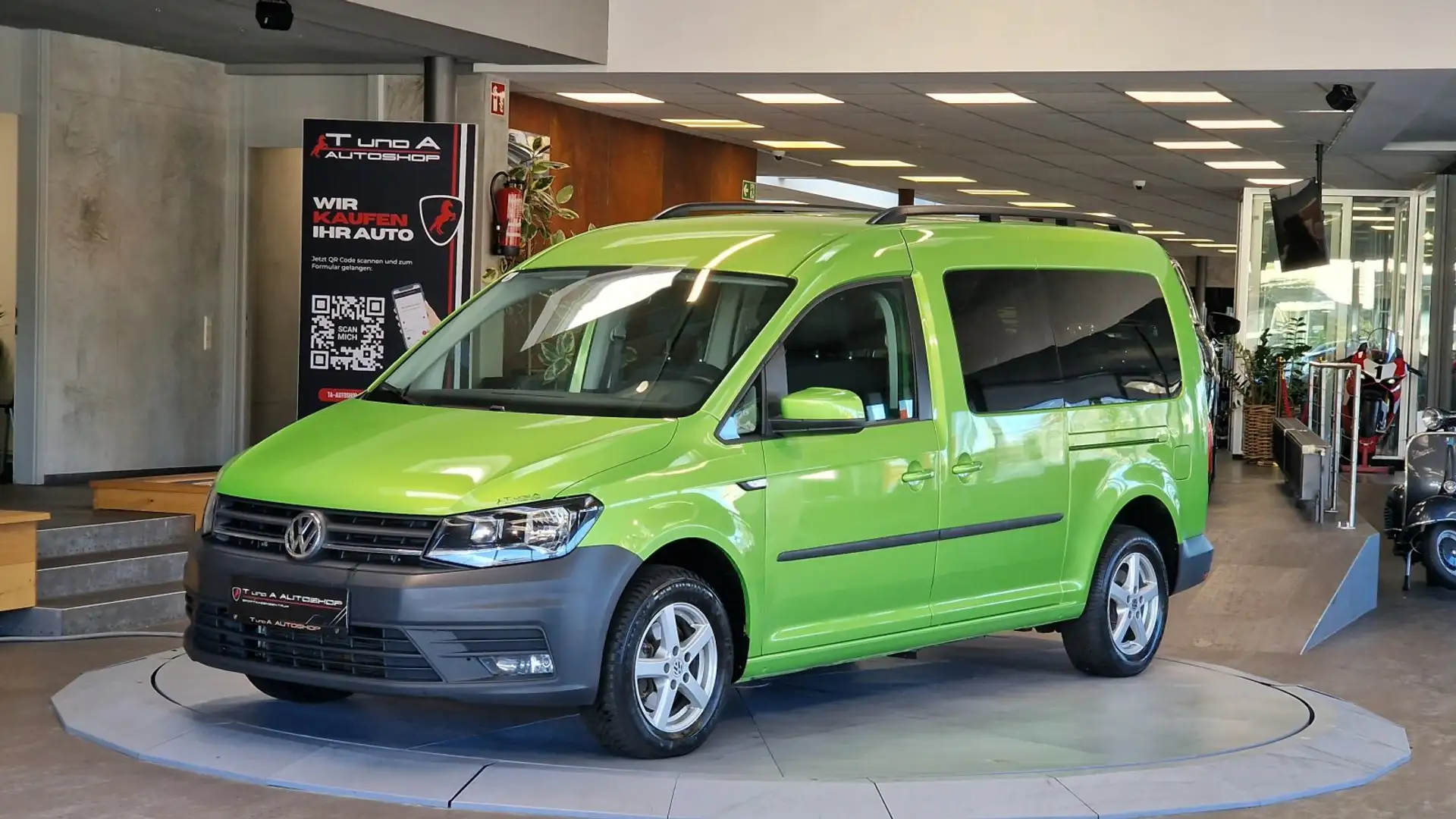 Volkswagen Caddy Caddy Maxi 1.0 TSI Austria 7-Sitzer 1-Hand *Tempom Grün - 2