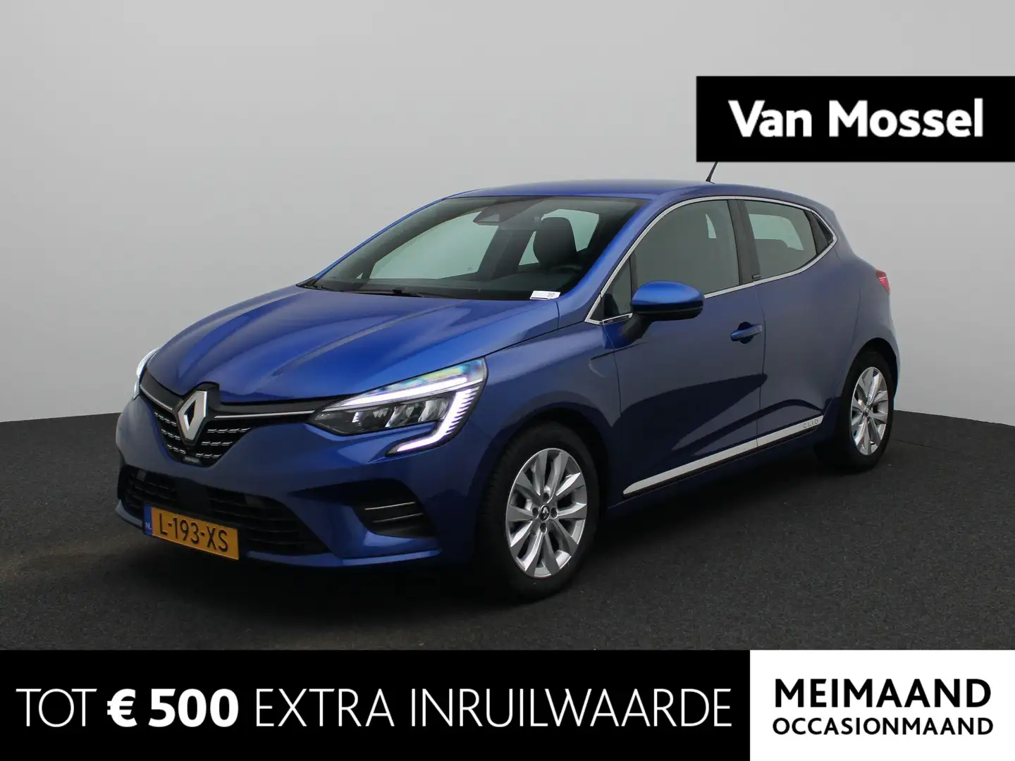 Renault Clio 1.6 E-Tech Hybrid 140 Intens AUTOMAAT | NAVIGATIE Blauw - 1