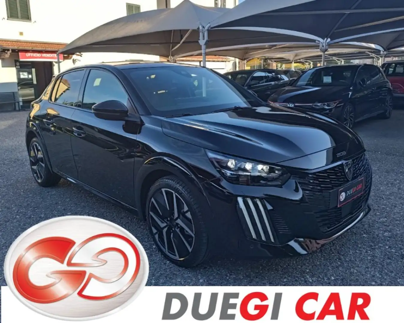 Peugeot 208 Hybrid 145 e-DCS6 GT Schwarz - 1