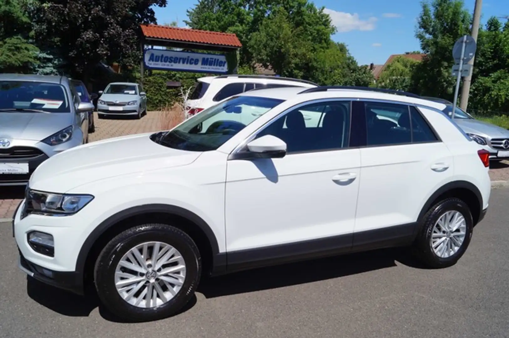 Volkswagen T-Roc 85kw Full Link-LED-Sitzh.-PDC-28163km uvm. Weiß - 2