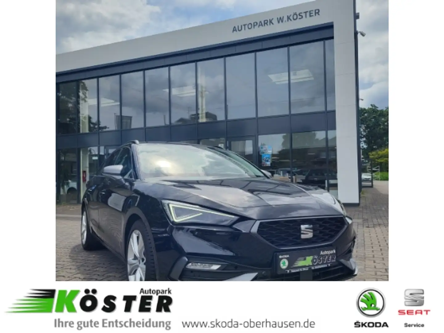 SEAT Leon SP FR-Line 1.5 eTSI 110kW 7 G DSG ACC*MATRIX*VISIO Negru - 1