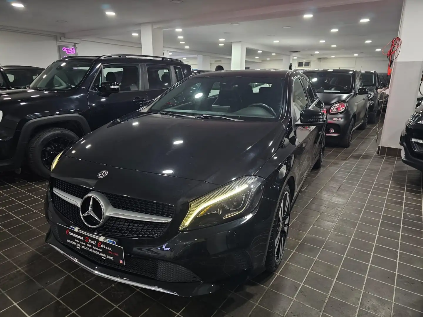 Mercedes-Benz A 180 D PREMIUM 1.5 CDI 110CV AUTOMATIC F1 - ITALIANA Zwart - 1