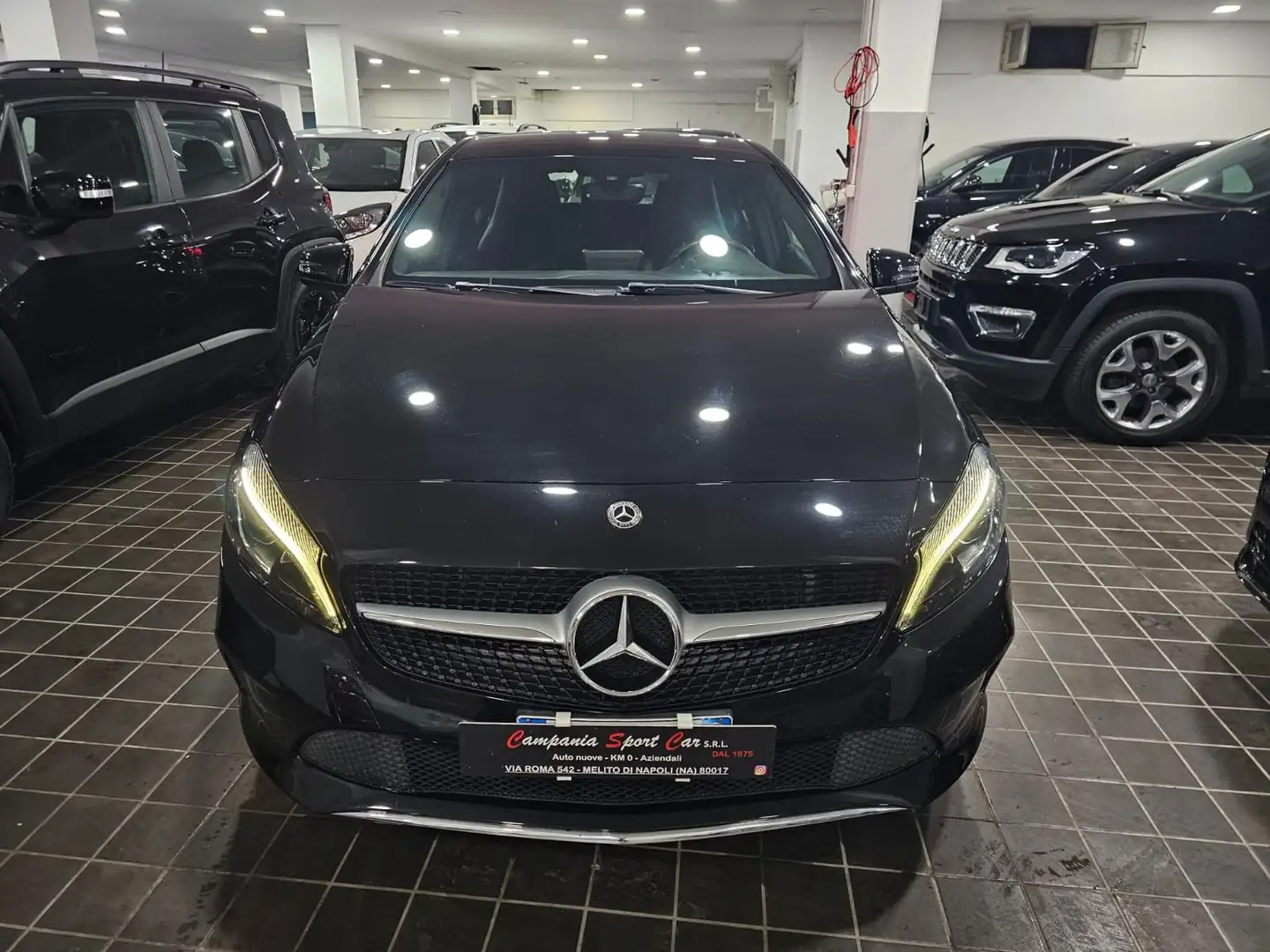 Mercedes-Benz A 180 D PREMIUM 1.5 CDI 110CV AUTOMATIC F1 - ITALIANA Zwart - 2