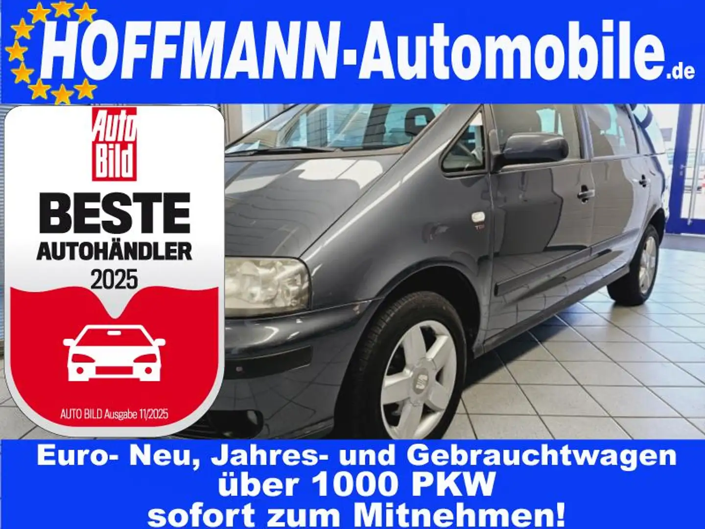 SEAT Alhambra 1. Hand, Navi, AHK, PDC,     ohne  Tüv Grey - 1