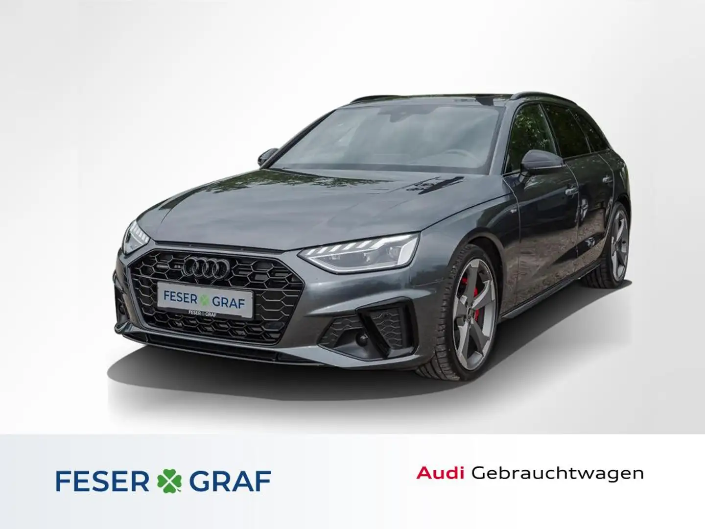 Audi A4 Avant 40 TDI qu. 2x S line/LED/B&O/HuD/Pano Grau - 1