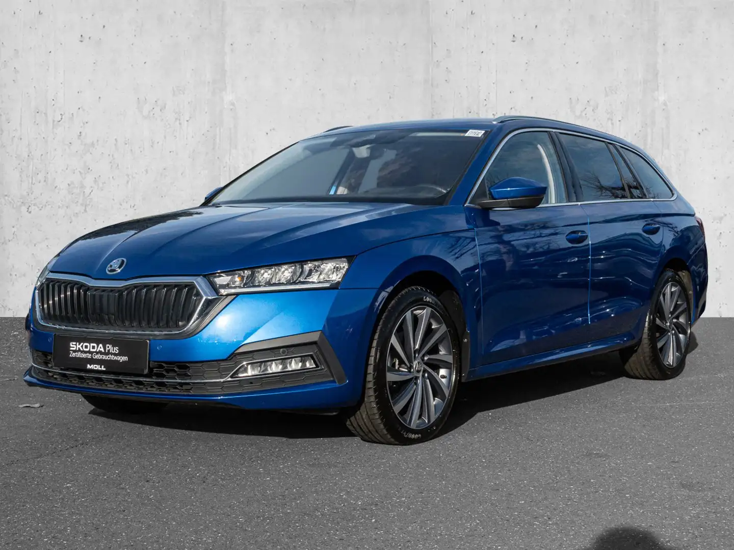 Skoda Octavia Combi 2.0 TDI DSG Style LED PDC AHK Niebieski - 2