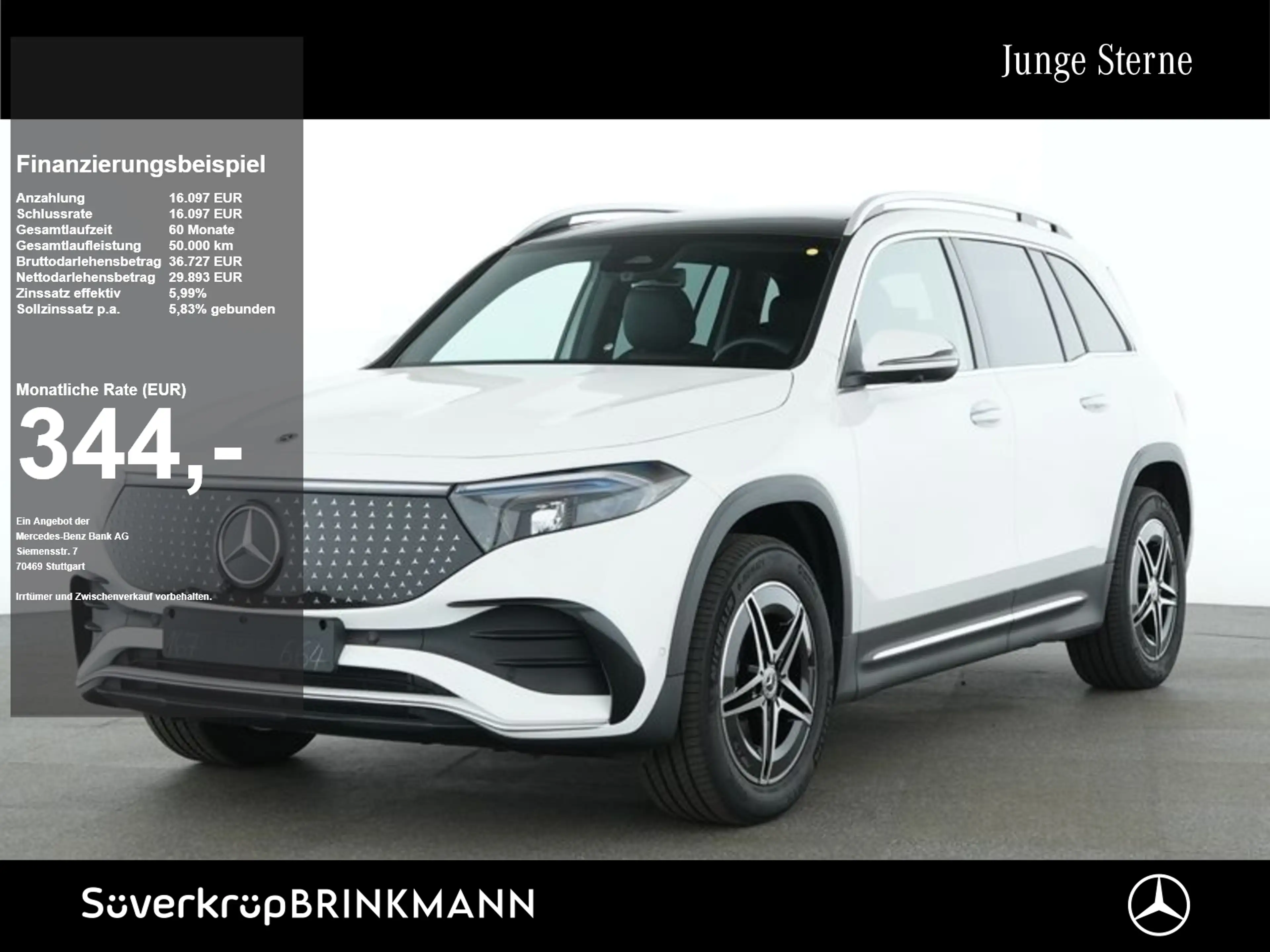 Mercedes-Benz EQB 250 + AMG PREMIUM 7-SITZER PANO DISTR BURM