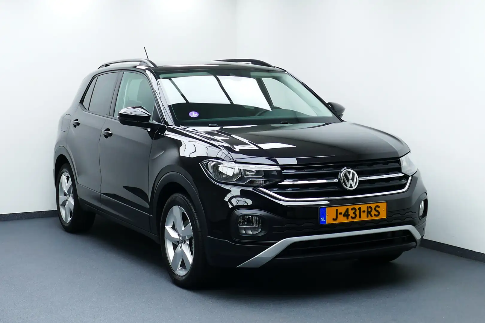 Volkswagen T-Cross 1.0 TSI Style. Adaptief Cruise, Navi, Clima, Stoel Zwart - 1