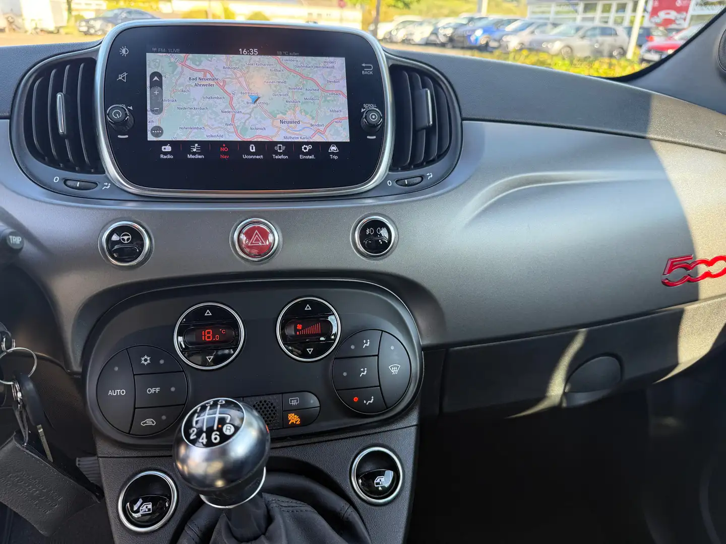 Fiat 500 Sport Schwarz - 2