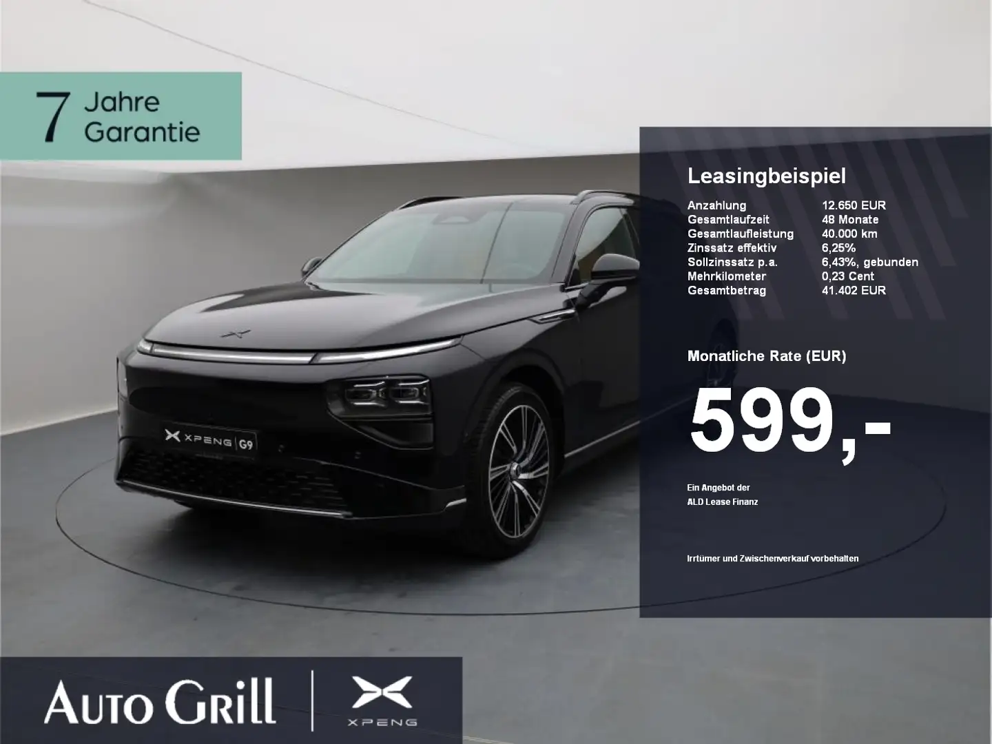 Xpeng G9 AWD Performance AHK PremiumPaket 360Kam Pano Kék - 1