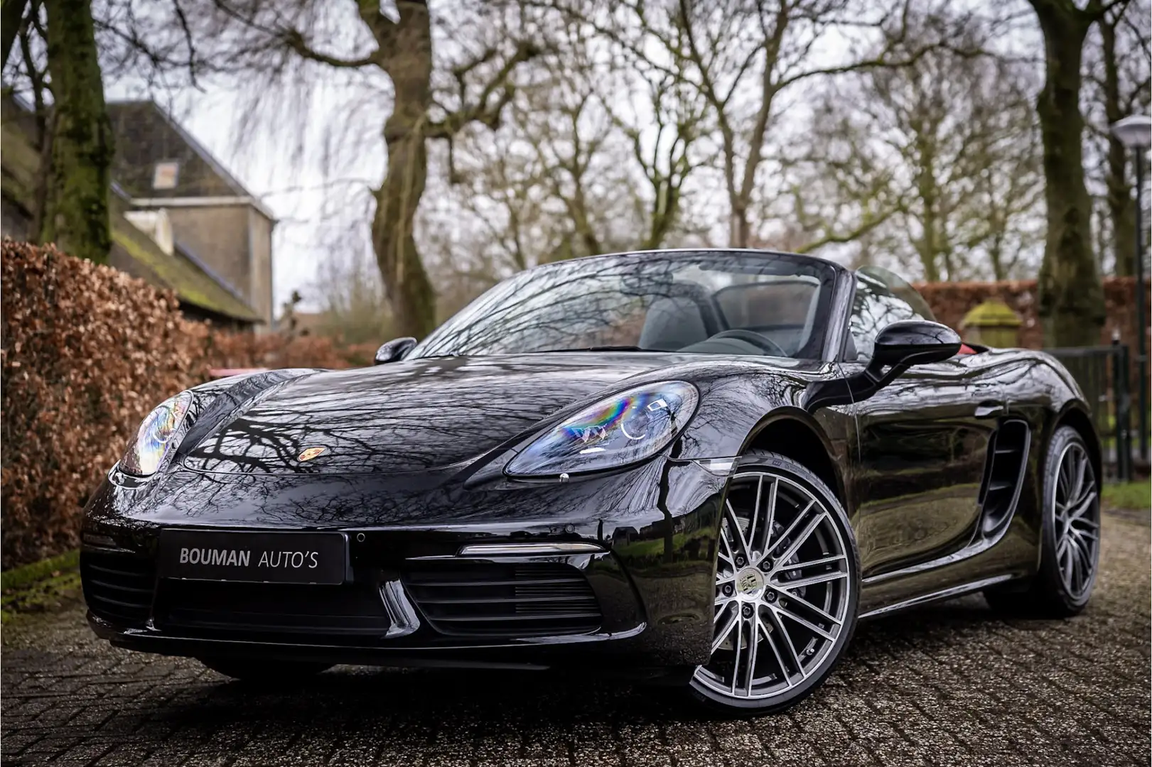 Porsche 718 Boxster 2.0 300 PK 20" PDLS 1e Eigenaar Zwart - 1