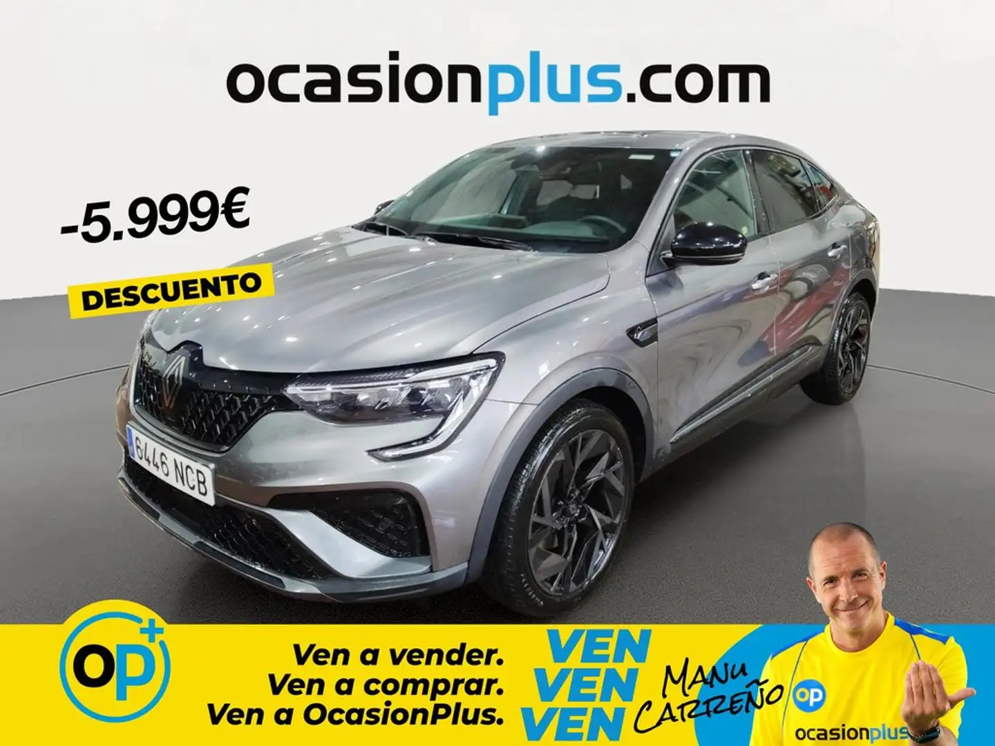 Renault Arkana 1.6 E-Tech Esprit Alpine 105kW Gris - 1