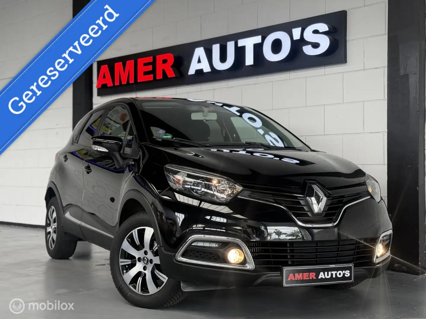 Renault Captur 0.9 TCe Limited/1e eigenaar/Zeer netjes/TOP!! Zwart - 1