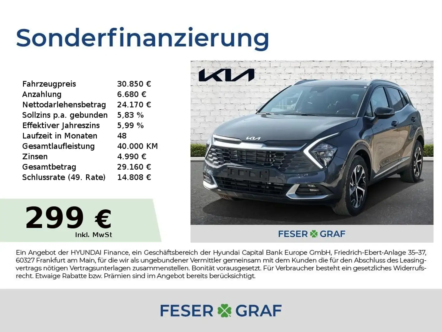 Kia Sportage 1.6T 48V 2WD ULTIMATE 4x Sitzhzg. Grijs - 1