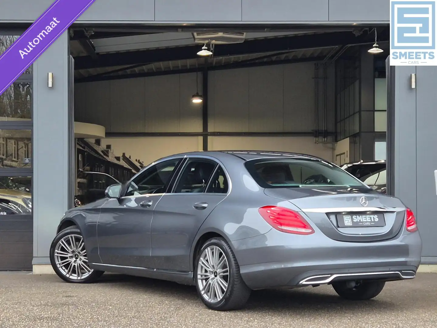 Mercedes-Benz C 180 Ambition Automaat |Navi|H.Leer|LED|PDC Gris - 2