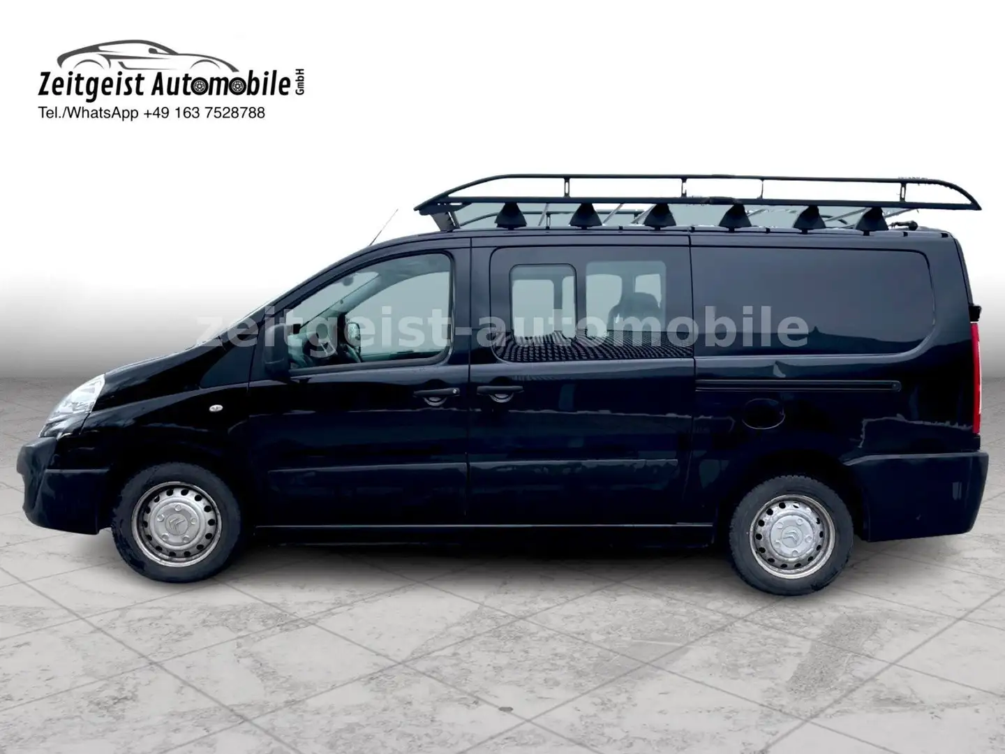 Citroen Jumpy L2 MIXTO*6-SITZER*LKW-ZULASSUNG*TÜV NEU Чорний - 2