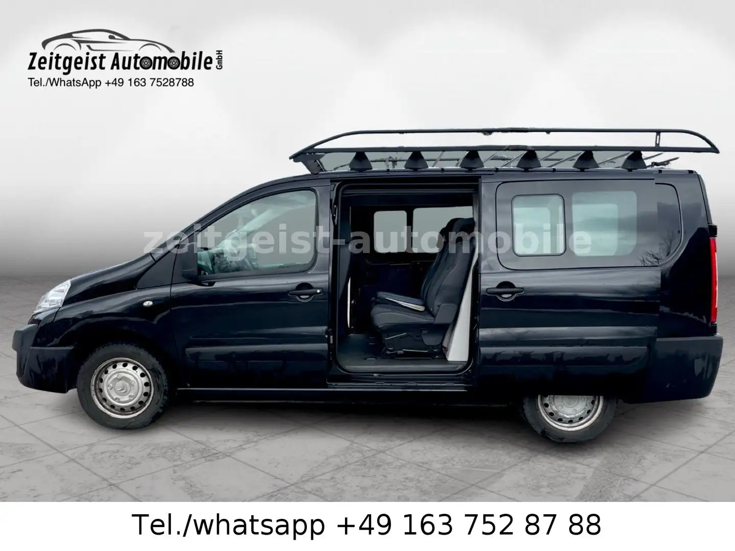 Citroen Jumpy L2 MIXTO*6-SITZER*LKW-ZULASSUNG*TÜV NEU Чорний - 1