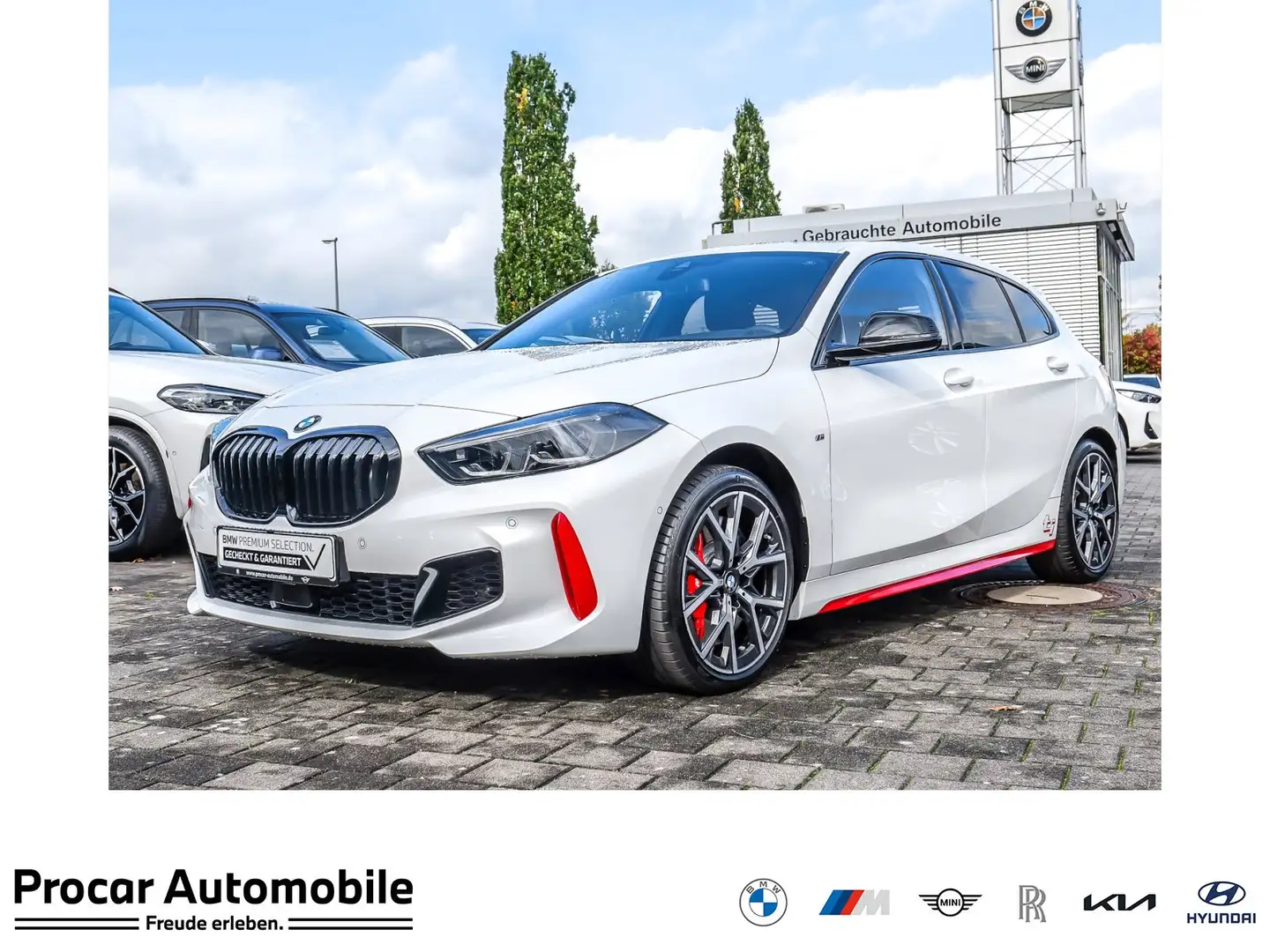 BMW 128 ti A HUD PANO ACC RFK NAVI LED Sound Syst. Weiß - 1